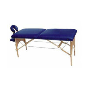 Lettino per massaggi chiudibile a valigia struttura in legno