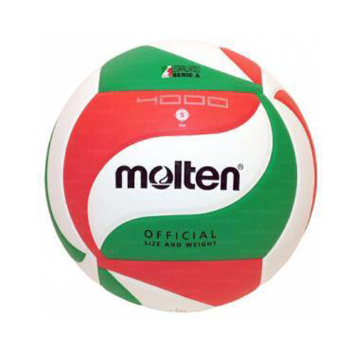 Pallone Molten training V5M4000 pelle colorato ottima qualità.
