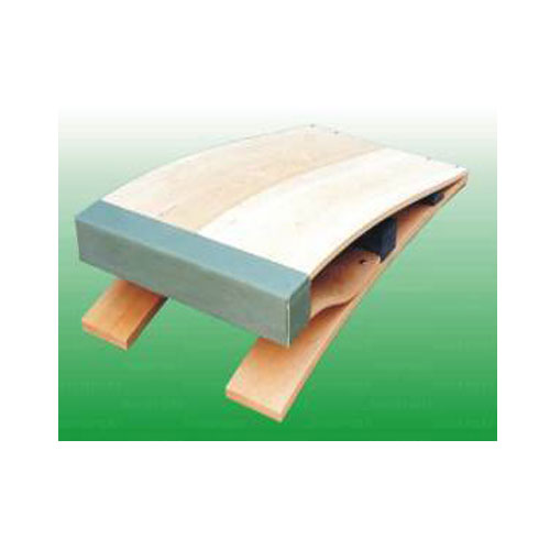 Pedana elastica doppia articolazione piano in legno.