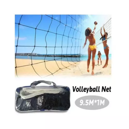 Rete da Pallavolo Beach Volley Portatile con Borsa misura Regolamentare 9,5 x 1