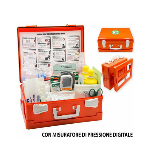 Cassetta pronto soccorso valigetta medica FARMA2 DIGIT aziende +3 dipendenti