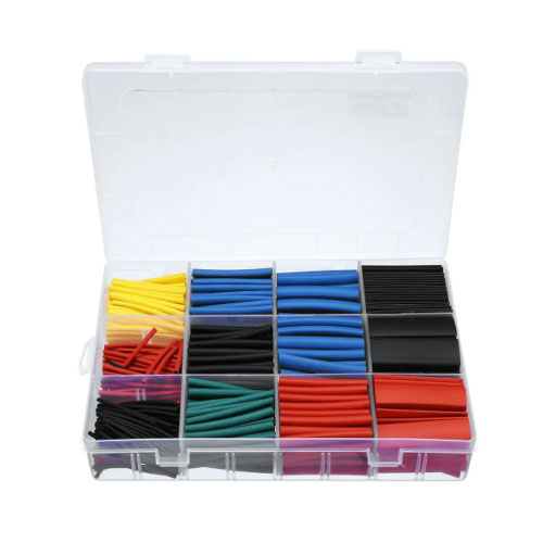 kit guaine termorestringenti colorate assortite - 560 pz